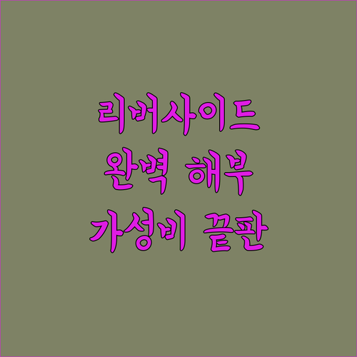 울산 중구 호텔 리버사이드 완벽 해부