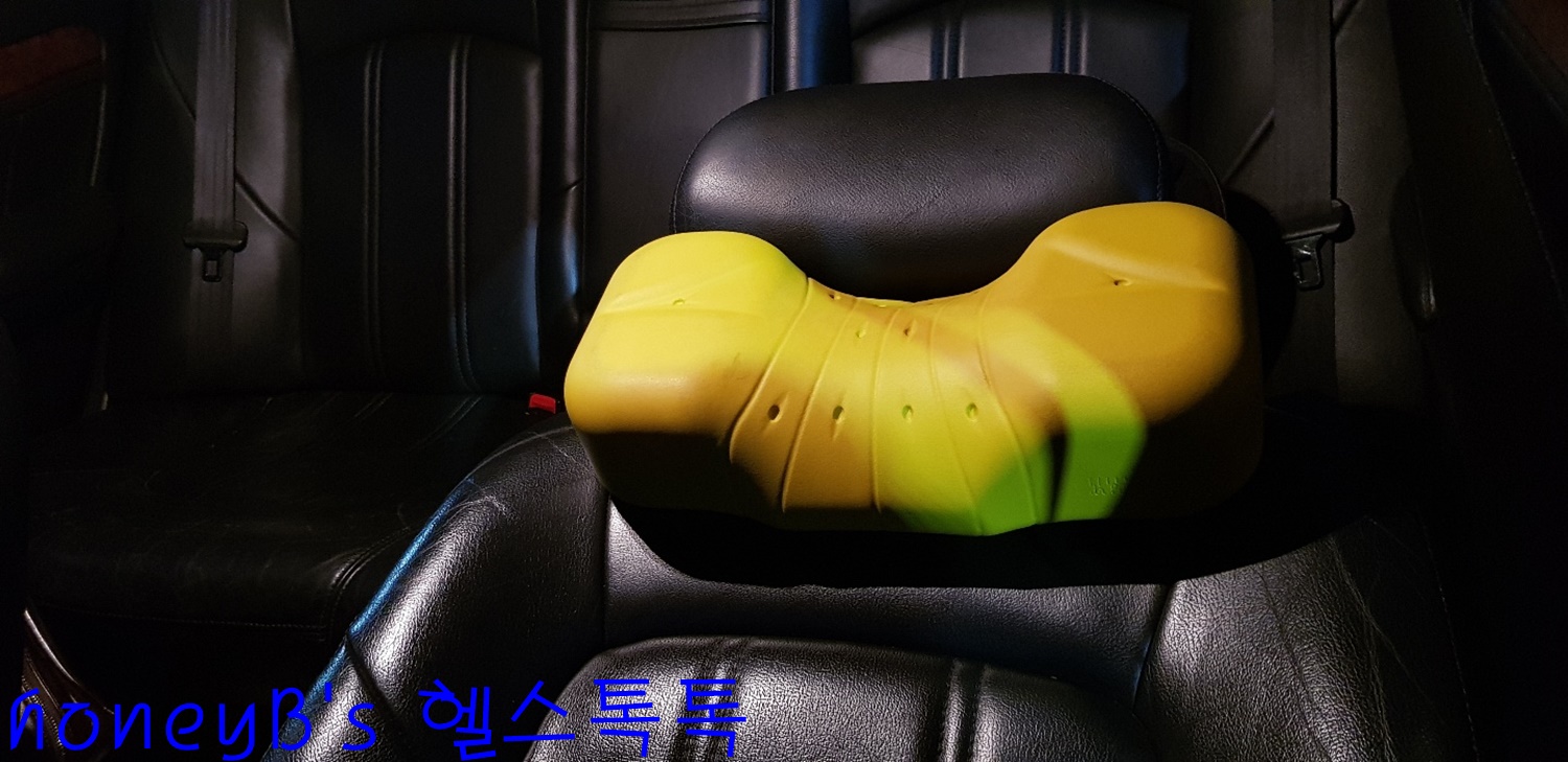  꼬북 베개, 고속도로 주행 시 목베개로 사용/꼬북베개 차량사용 솔직후기/목디스크 방지