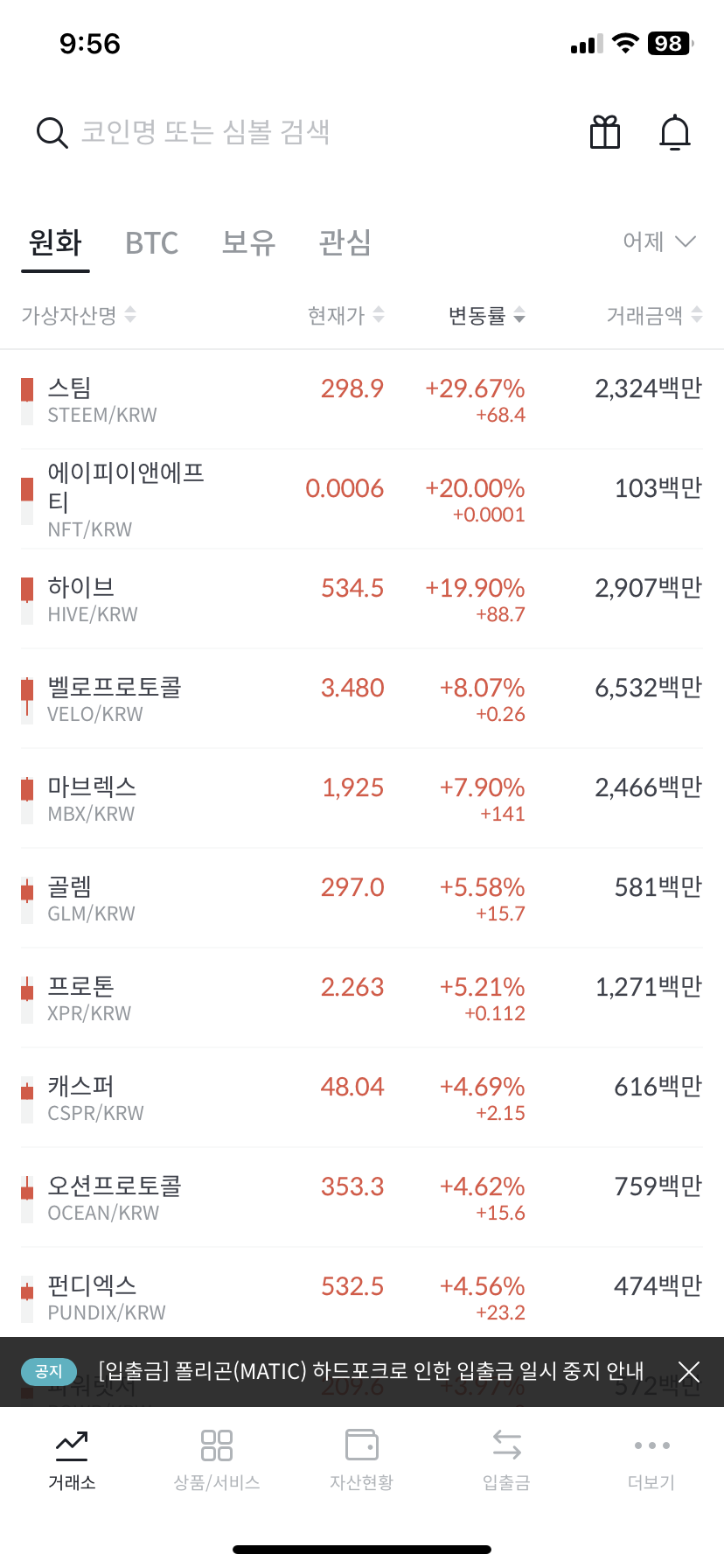 APENFT 출금하기 및 판매하기 모바일 버전(업비트에서 빗썸으로) APENFT 출금하기 및 판매하기 모바일 버전(업비트에서 빗썸으로)