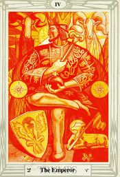 THE EMPEROR 황제 - Thoth Tarot Deck