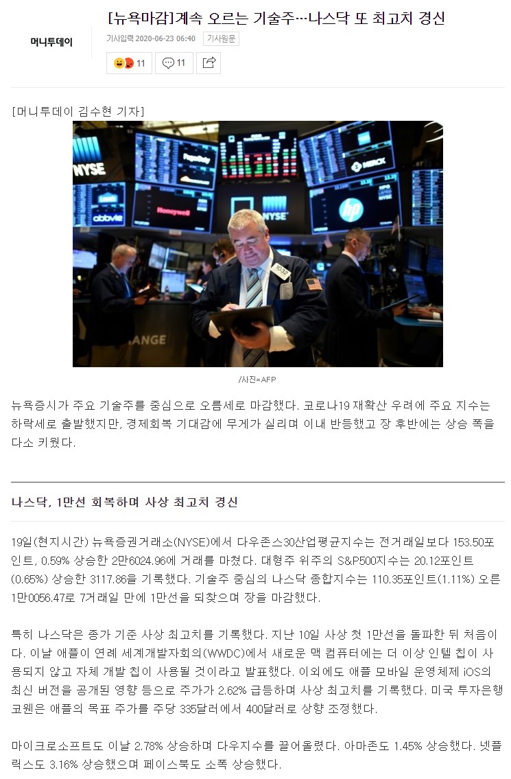  [해외주식투자] 해외주식/미국증시/미국주식/코로나/나스닥/애플/페이스북/아마존/구글/알파벳/미국 기술주/FANG/FTEC/코로나 - 마이크로소프트 (MSFT)가 난 마음에 든다!