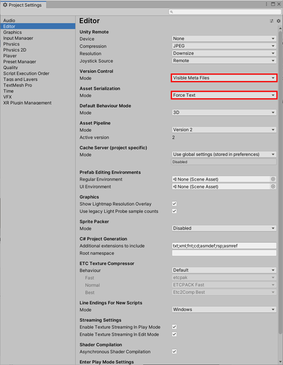 코더제로 유니티 기타 유니티 TortoiseSVN Editor 탭