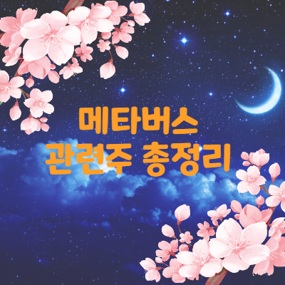  메타버스 관련주 총정리
