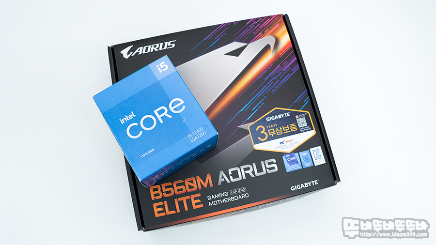  인텔 11세대 프로세서와 최고의 궁합! 기가바이트 B560M Aorus Elite  피씨디렉트 메인보드