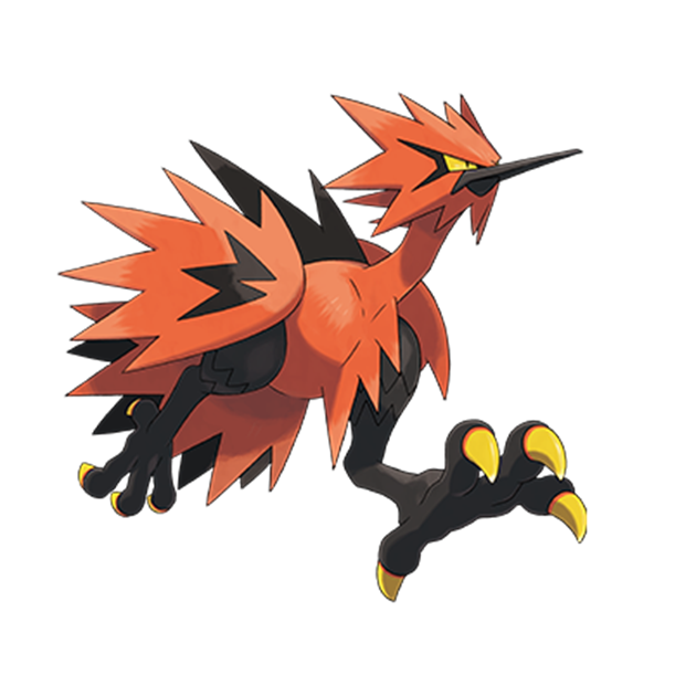  [포켓몬도감]  No. 145 썬더 Zapdos #145 Galarian Form