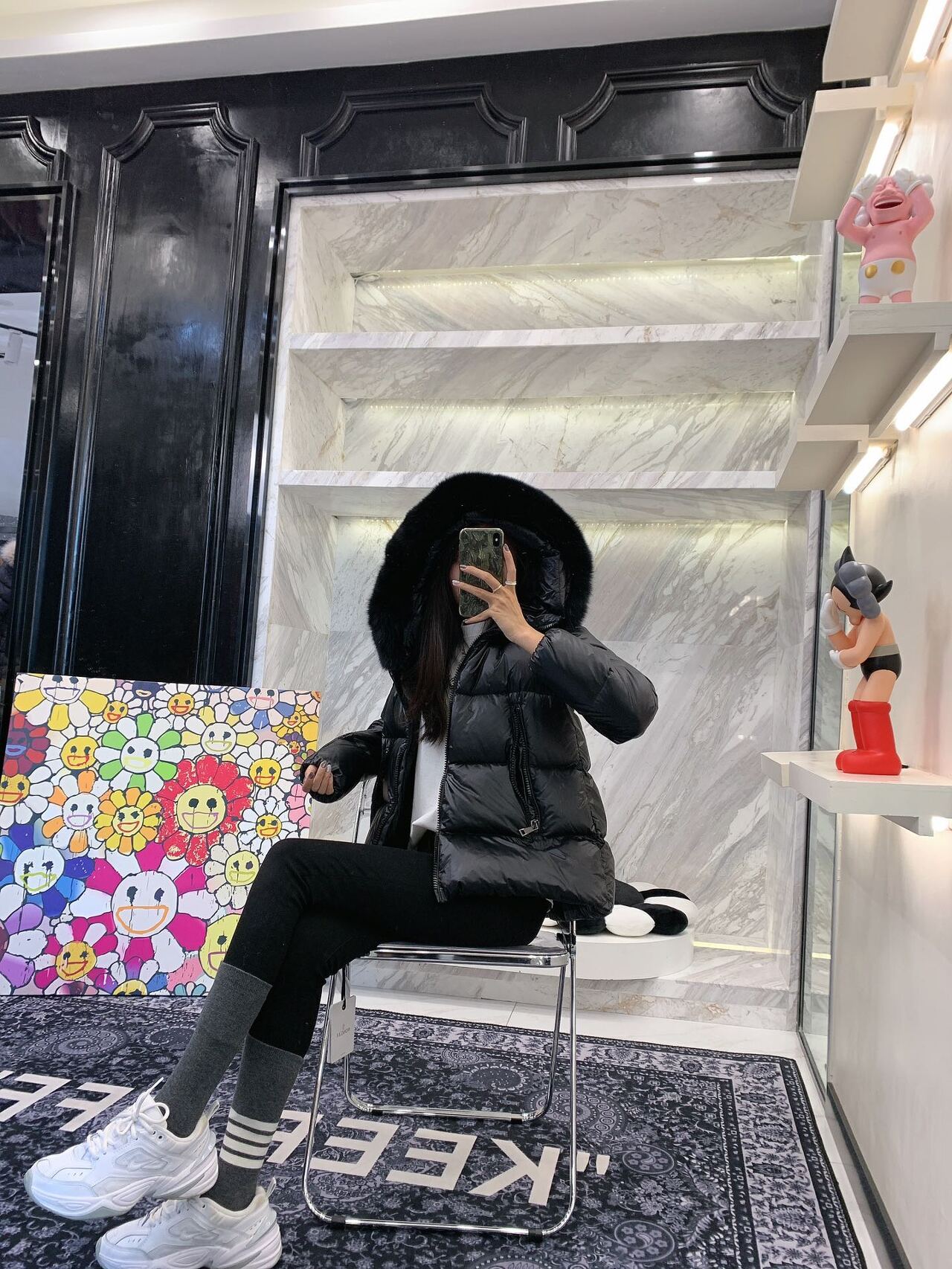  [MONCLER] 몽클레어 20FW SERIFUR 여자 숏 파카 패딩 다운 자켓 F20931A54502C0229999