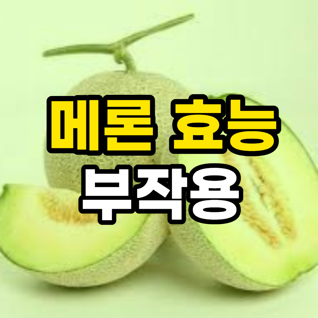  메론 효능 10가지 및 부작용