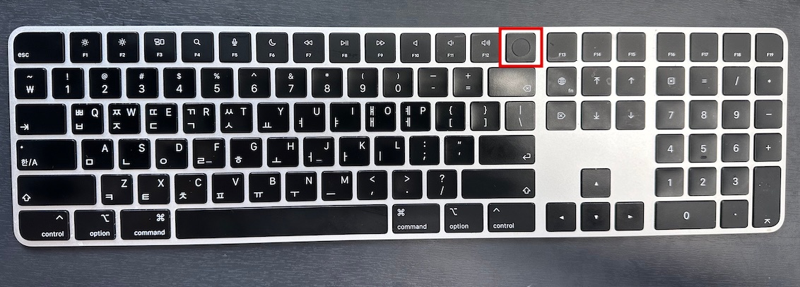 매직키보드 Touch ID(잠금 해제 버튼)가 동작 안할때