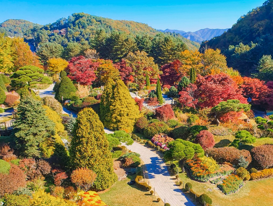 아침고요수목원