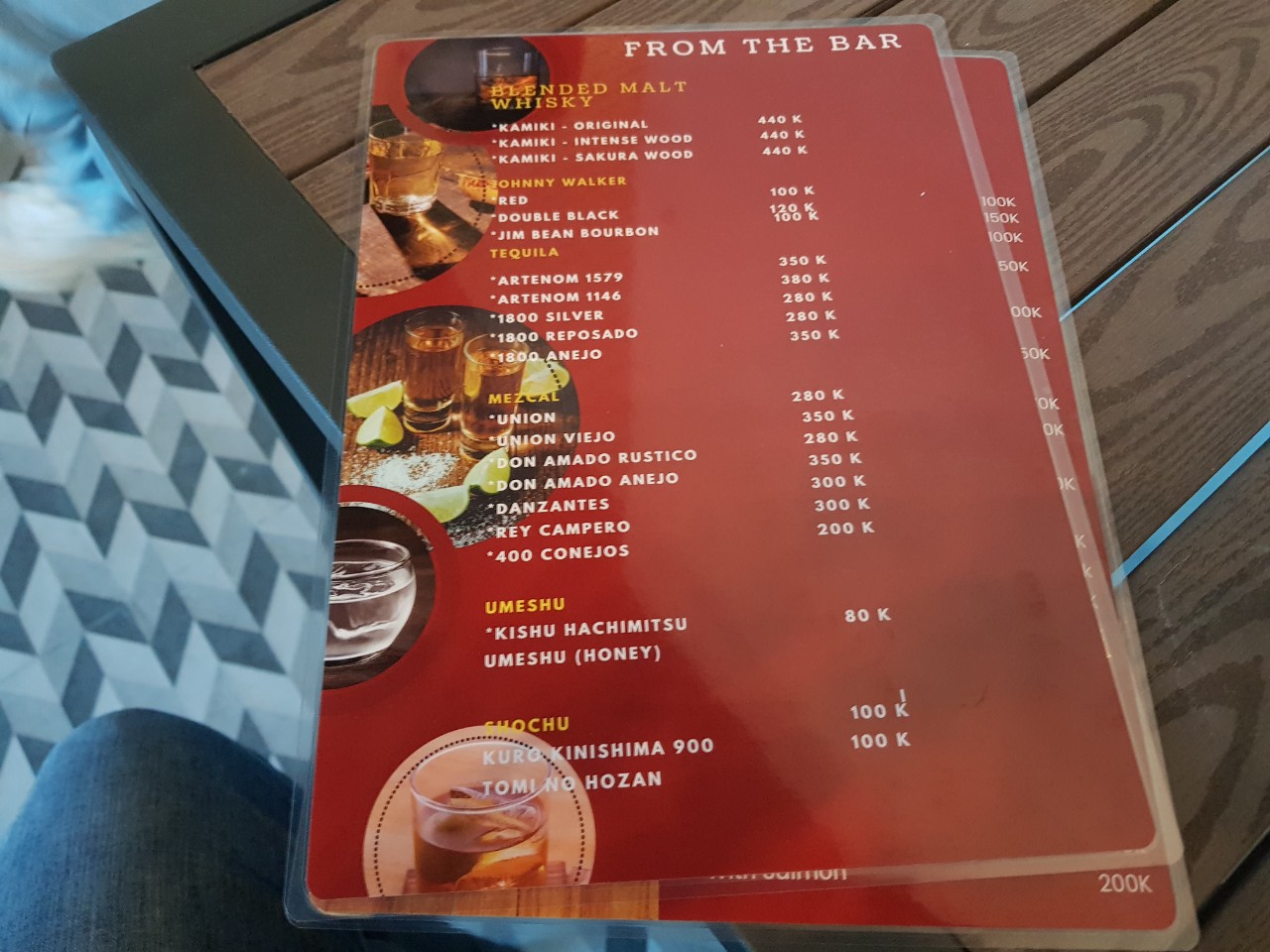 호치민 빈탄군 맥주펍 AGAVE SPORTS CAFE 메뉴(2)