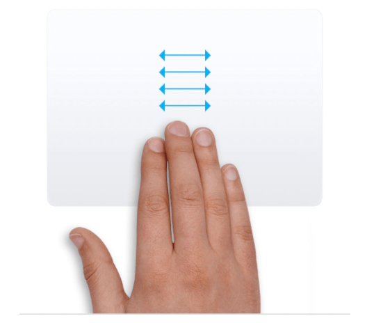 맥북-트랙패드-제스처-전체-화면-전환