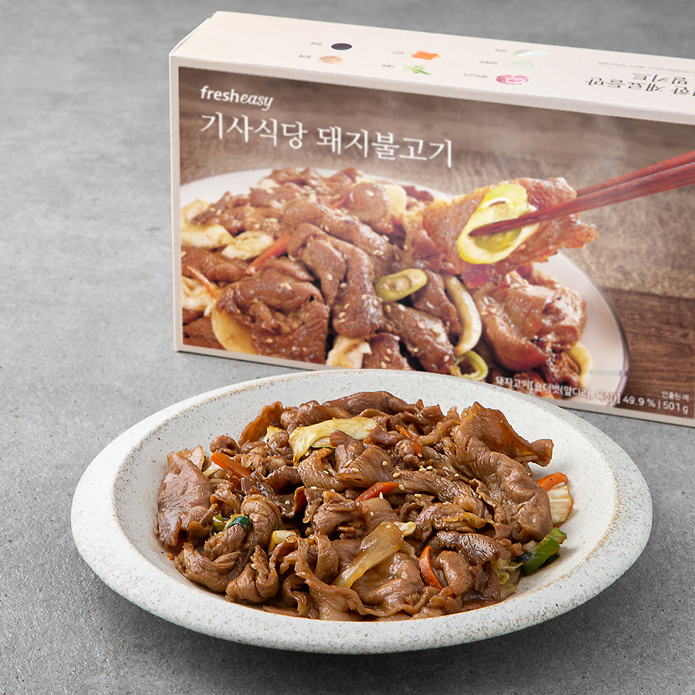 프레시지 기사식당 돼지불고기&#44; 501g&#44; 1개