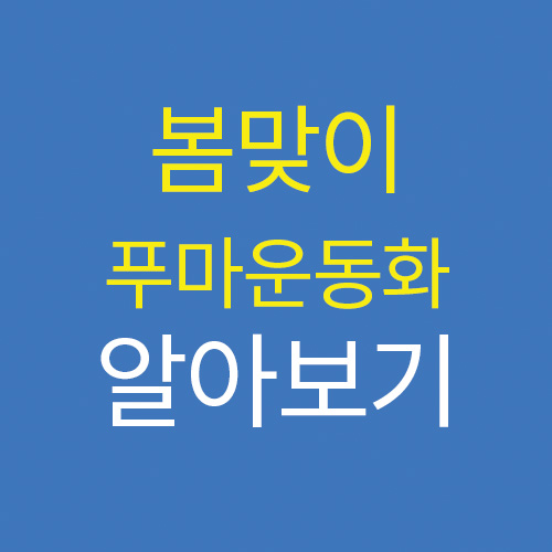  푸마 운동화로 시작하는 봄맞이 러닝 준비