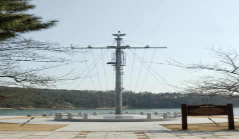 백두산함 돛대 (출처:대한민국해군)