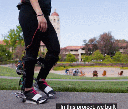  스탠포드대, 더 빨리 걷고 뛸 수 있는 외골격 발 개발 VIDEO: Stanford exoskeleton walks out into the real world
