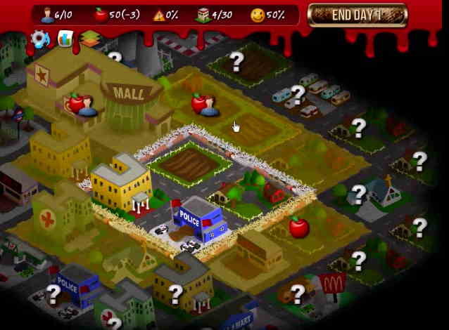 리빌드 게임 플레이 화면 