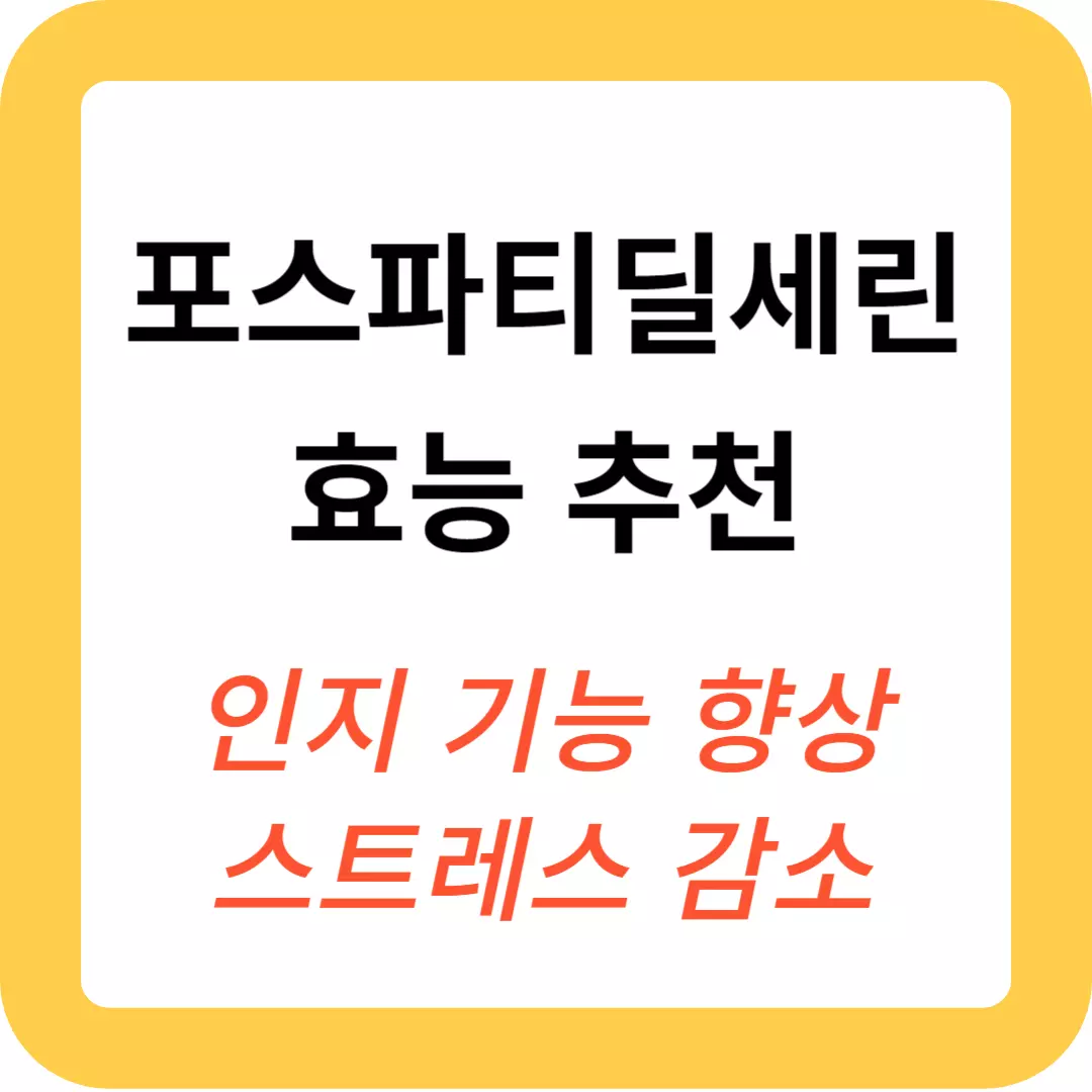 포스파티딜세린-효능-추천-사진