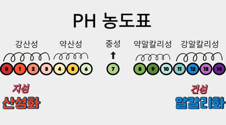 PH-농도표