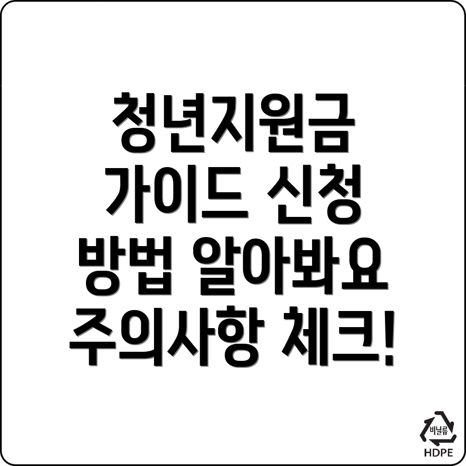 청년지원금