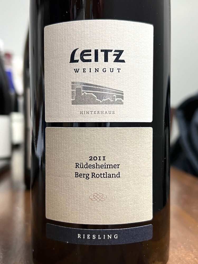 Weingut Leitz Rüdesheimer Berg Rottland GG &quot;Hinterhaus&quot; 2011