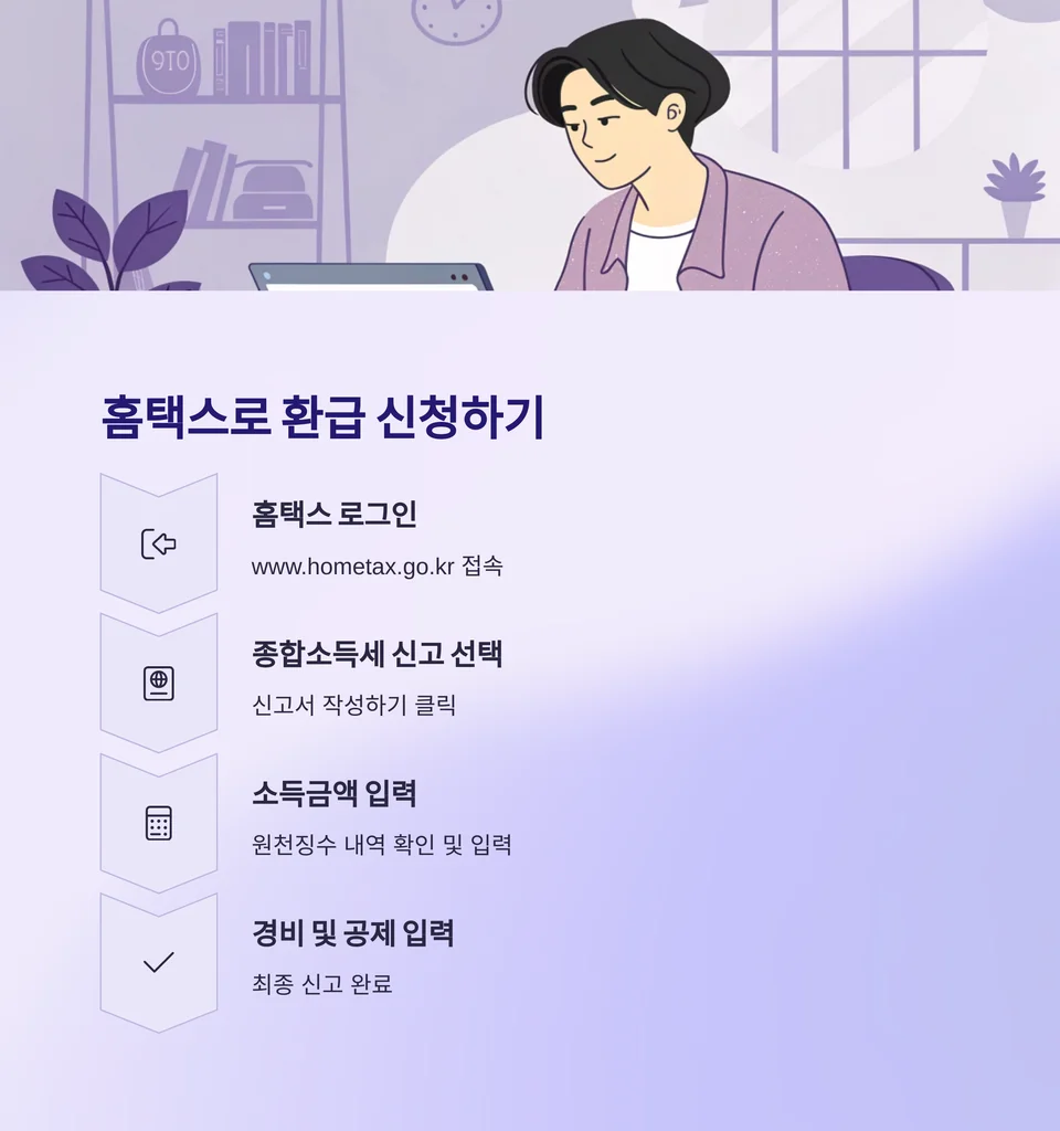 3.3% 환급받기 홈택스사진
