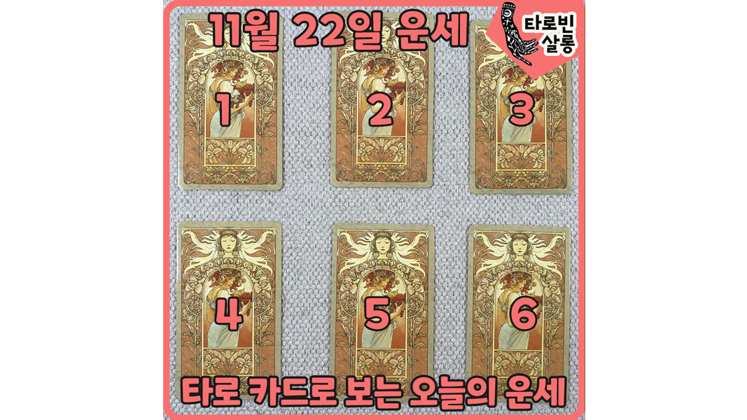  [11월 22일 운세] 타로 카드로 보는 365일 오늘의  운세