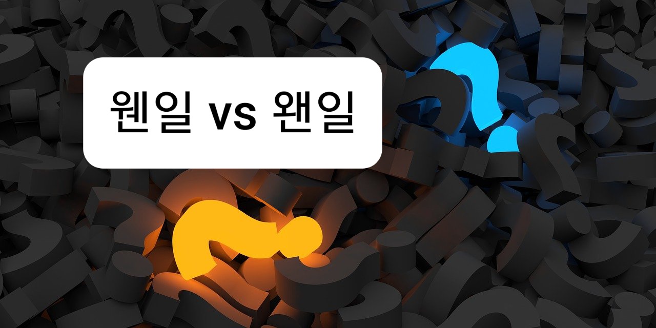  왠일 웬일 차이 / 웬일 뜻, 왠일 뚯