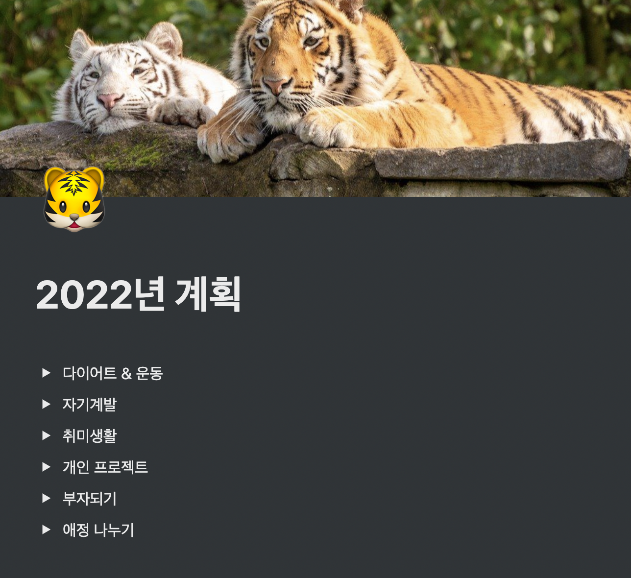 2022년 계획