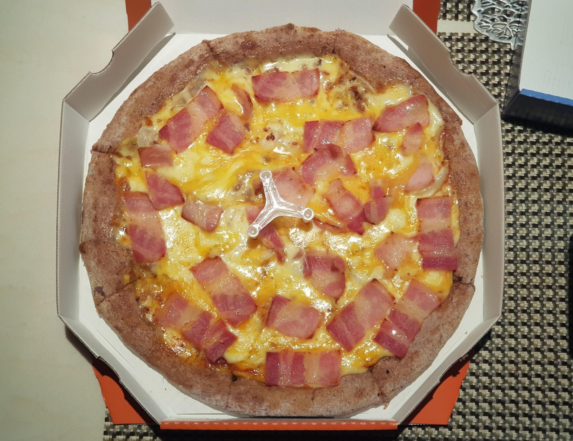  피자알볼로 베이컨체다치즈 피자 리뷰~