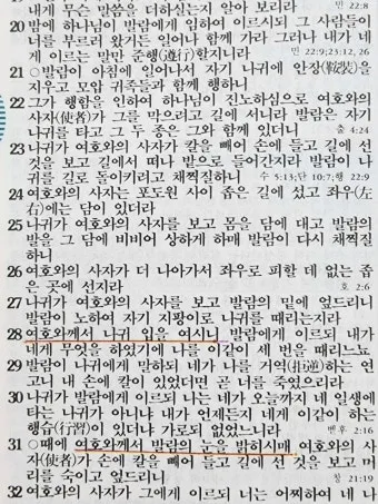 민수기 22장 발락과 발람 묵상_23