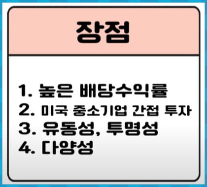 BDC 회사 투자 장점