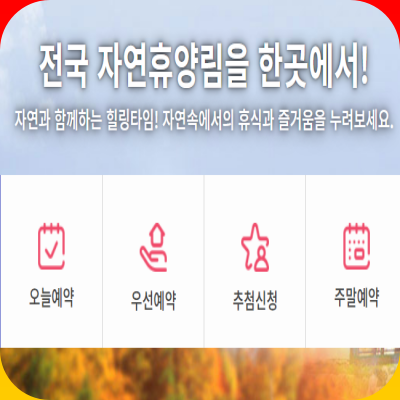 정선가리왕산자연휴양림숲나들이e