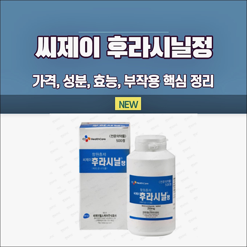 씨제이 후라시닐정 술 부작용 정보