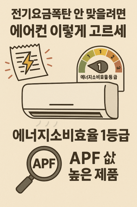 전기요금폭탄 안맞을려면 에어컨 이렇게 고르세요