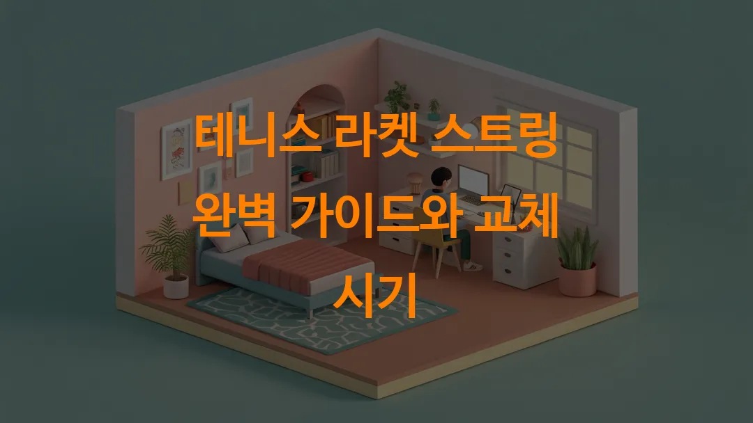 테니스 라켓 스트링 완벽 가이드와 교체 시기
