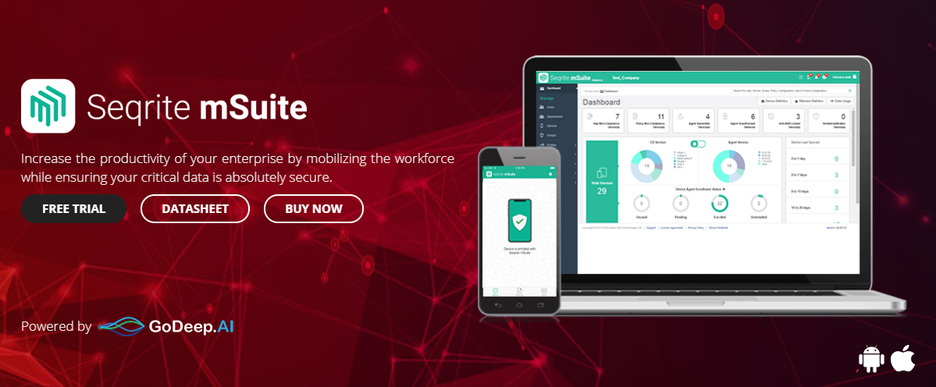  Seqrite 세큐라이트 MDM (Mobile Device Management) mSuite