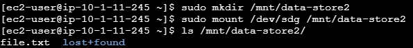 생성한 파일이 연결된 볼륨 위치