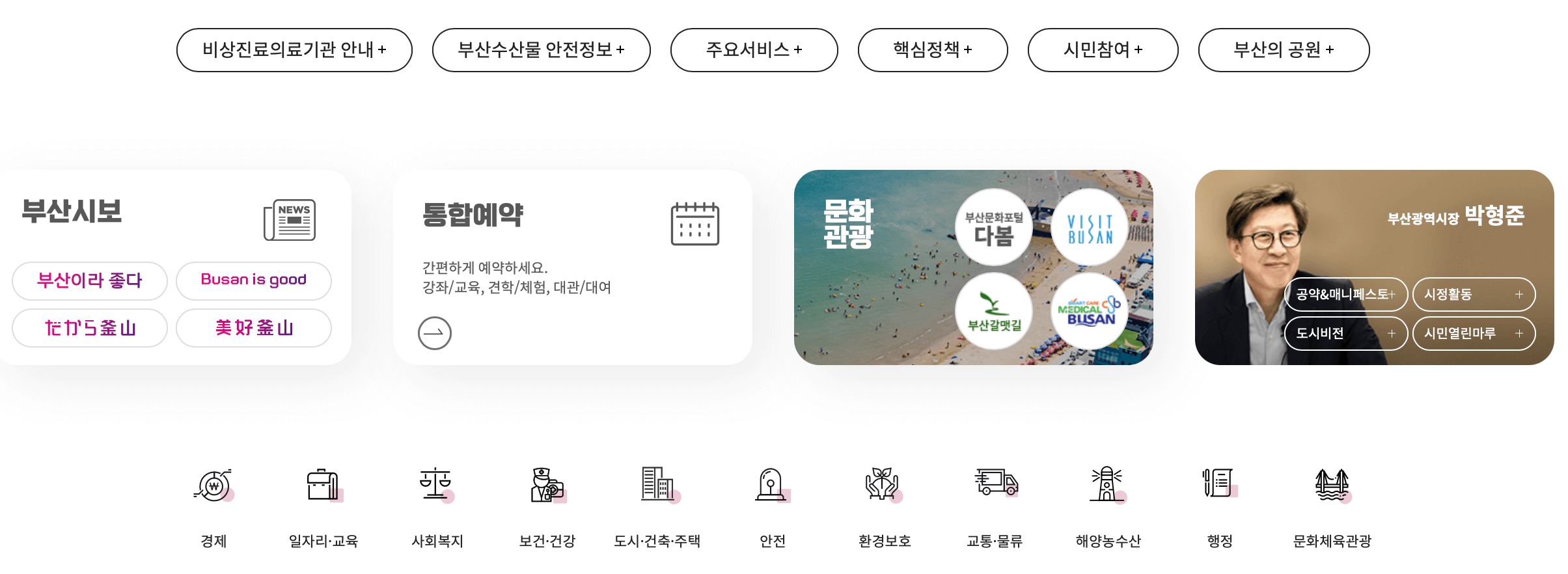 부산광역시청-홈페이지