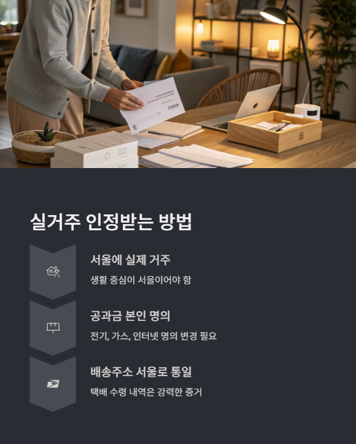 실거주 인정받는 방법