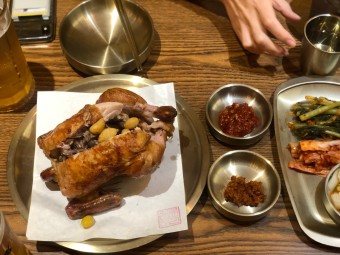 장작구이통닭