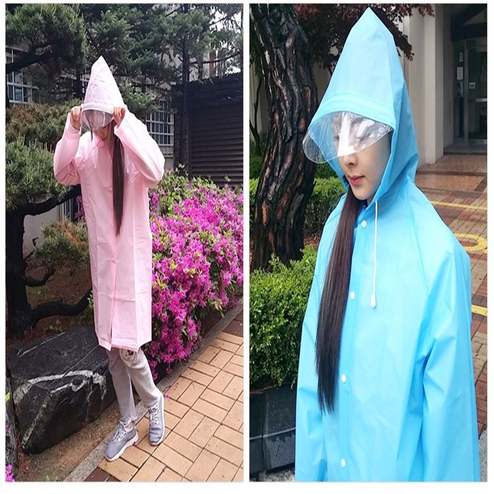  캠핑 등산용 고급 방수 우비의 특징