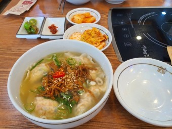 평양식 이북식 만두전골