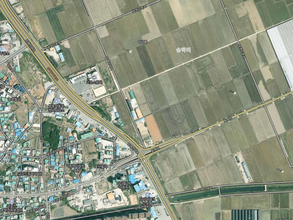  경남고성부동산 고성읍 송학리 ktx역사 예정지 인근 투자용 토지매매