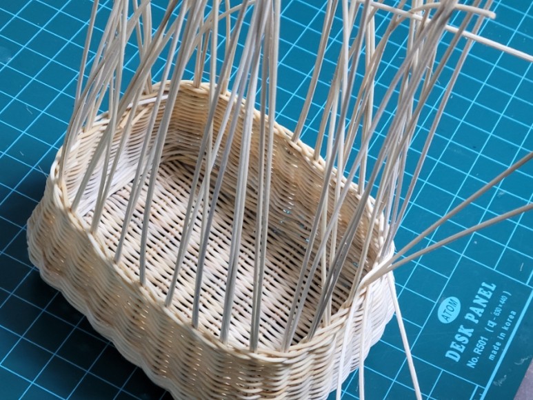 라탄 사각 바구니 만들기 사각바구니 28