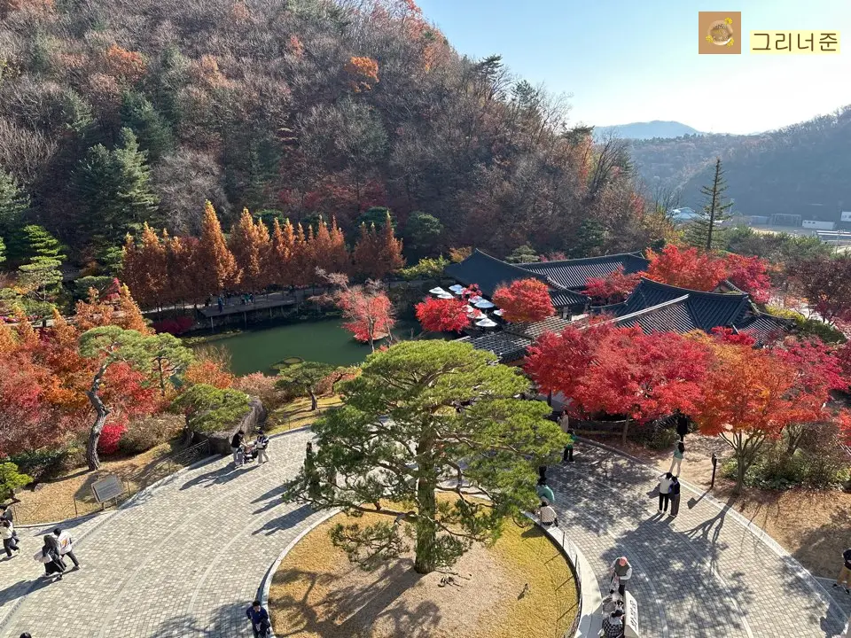 화담숲-입구-단풍-전경