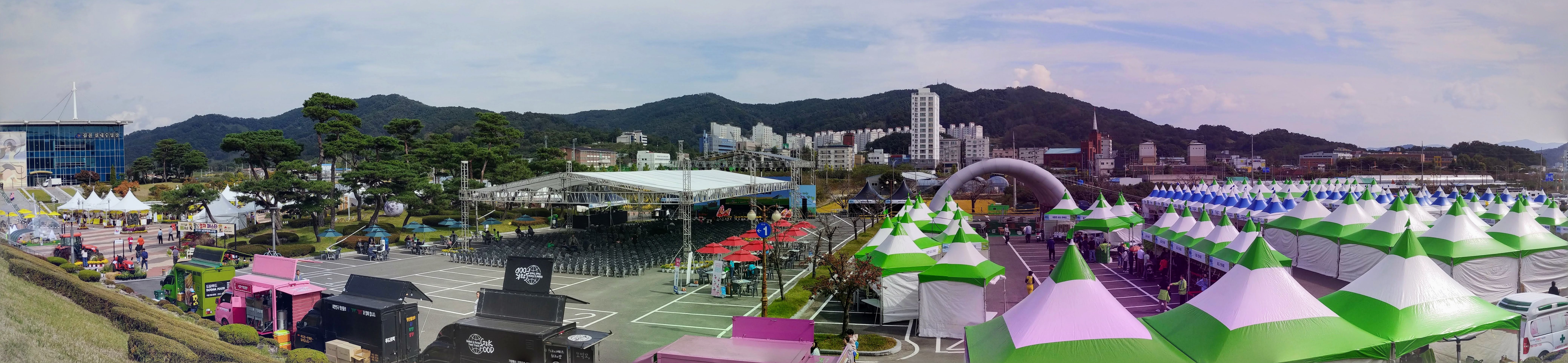 김천포도축제 행사장