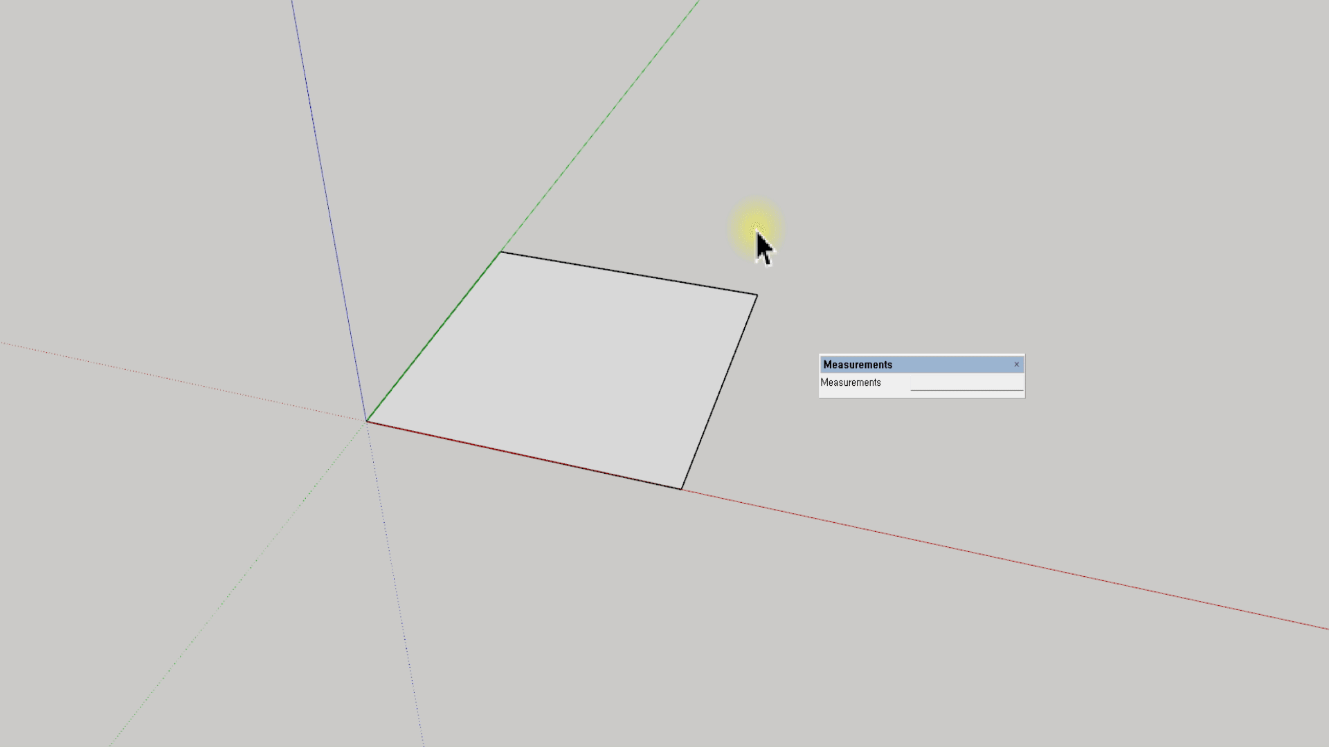 스케치업 푸쉬툴 일반적 사용법