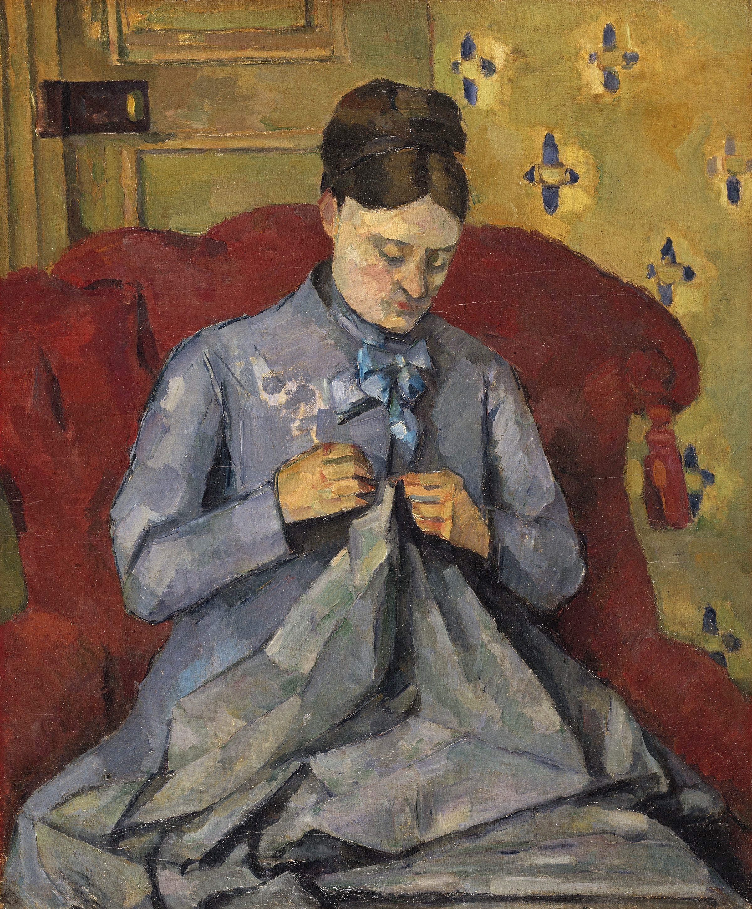 마담 세잔(Madame Cezanne)&#44; 프랑스&#44; 화가&#44; 1850-1922