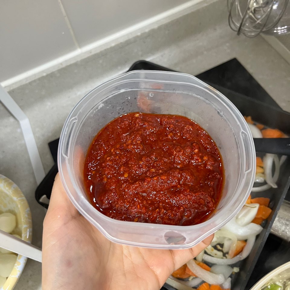 실비김치 양념