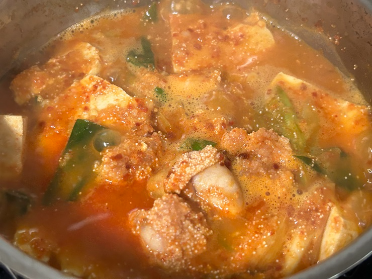 명란두부찌개